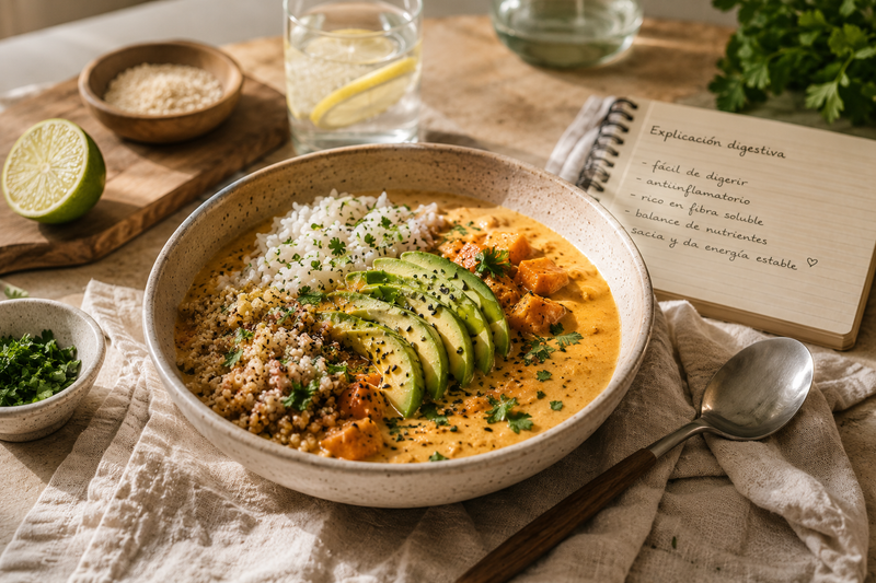 RECETAS SIMPLES CON EXPLICACIÓN DIGESTIVA